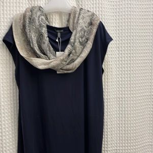 Eileen Fisher Xl navy shift dress
